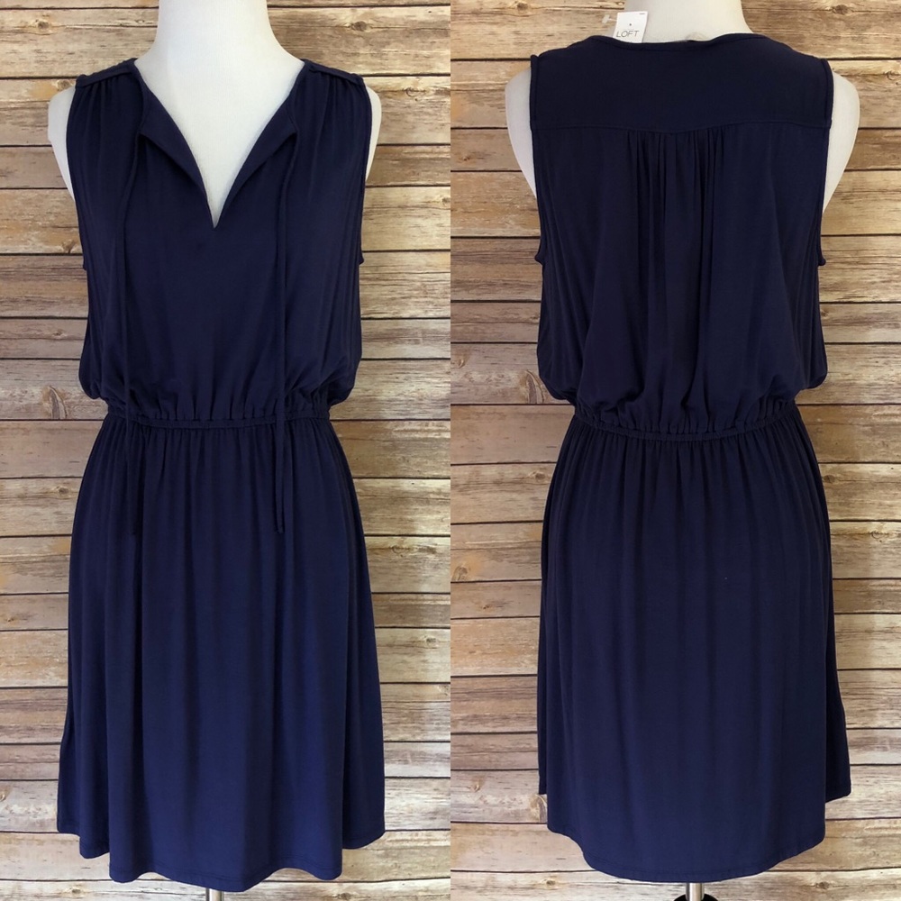 NWT Loft Navy Dress